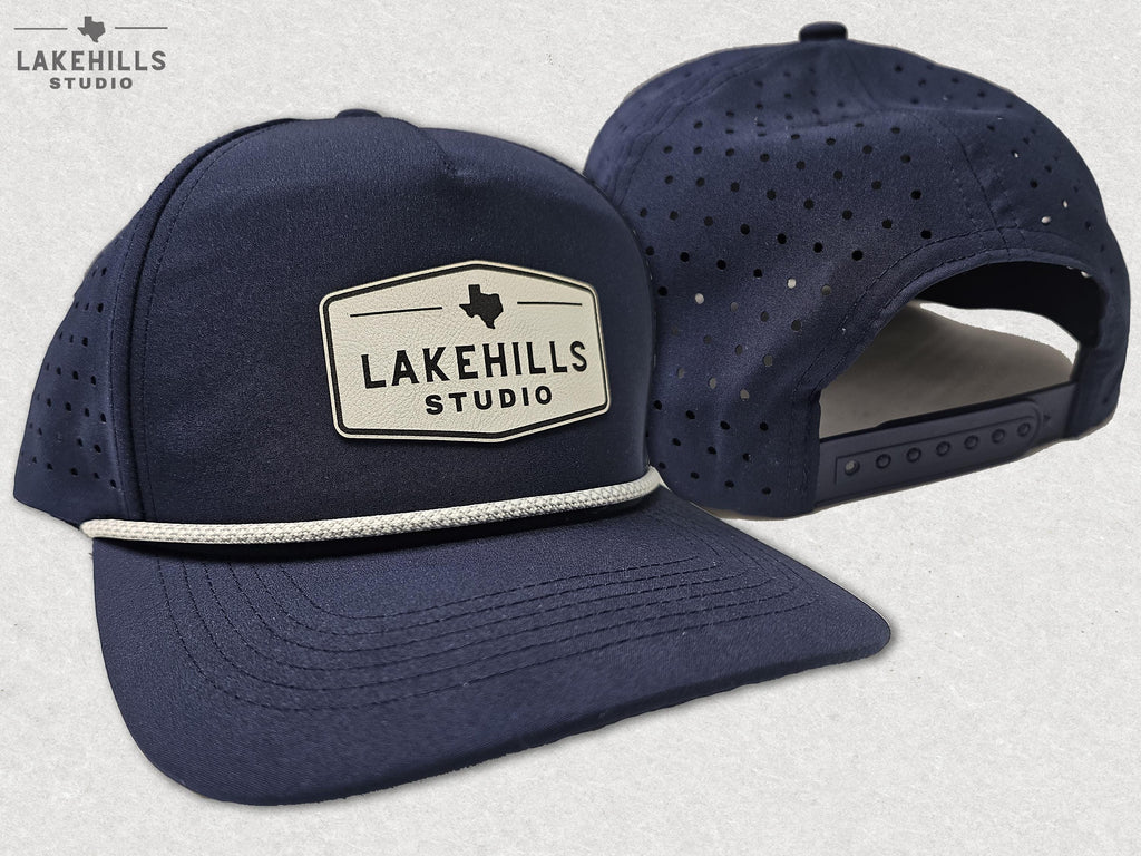 Premium 5-Panel with Rope Hydro Series Hat - Custom with tons of color and patch options - Use your own logo