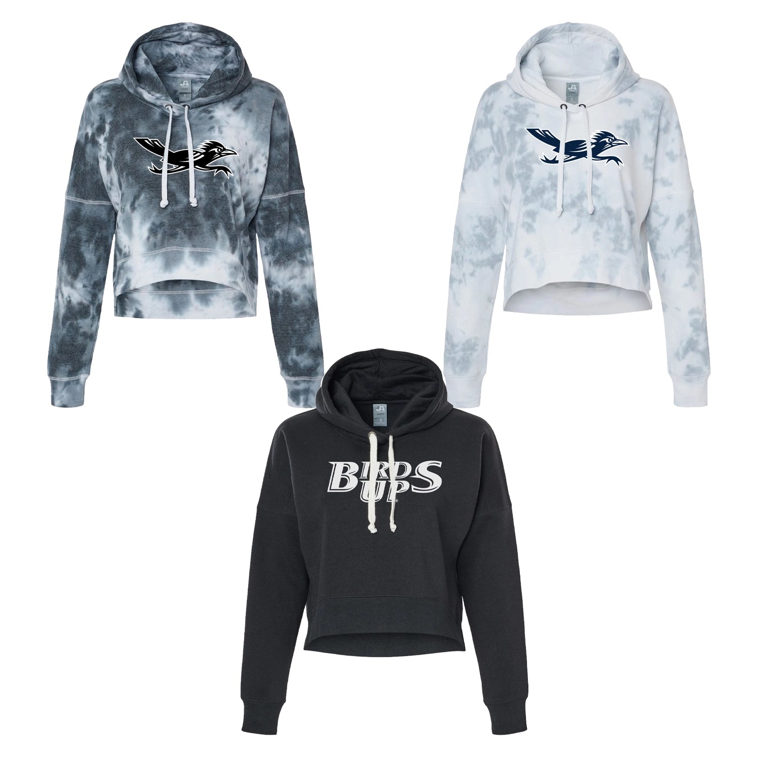 UTSA - J. America Women's Crop Hooded Sweatshirt