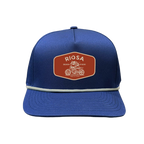 Hydro Series - Navy with White Rope - Performance 5-Panel Hat - CUSTOM