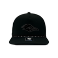 UTSA - Black Out Game - Black Hydro Hat with Black Rowdy Leatherette Patch