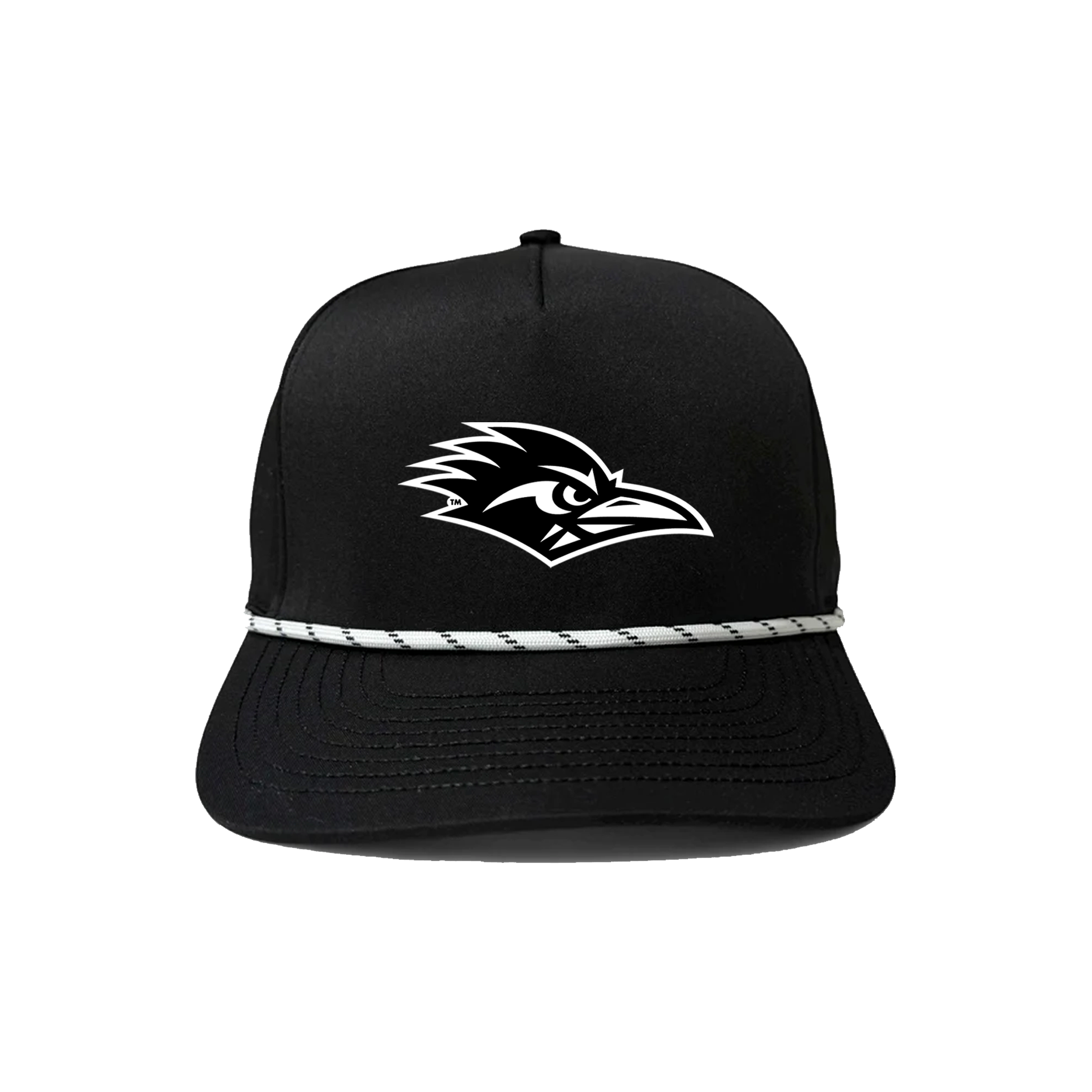 UTSA - Black Out Game - Black Hydro Hat with White Rowdy Leatherette Patch