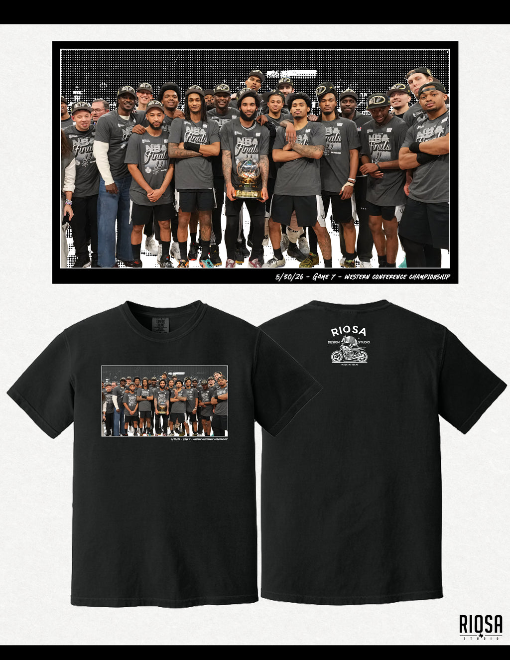 SATX - Game 7 Shirt - Western Conference Champions