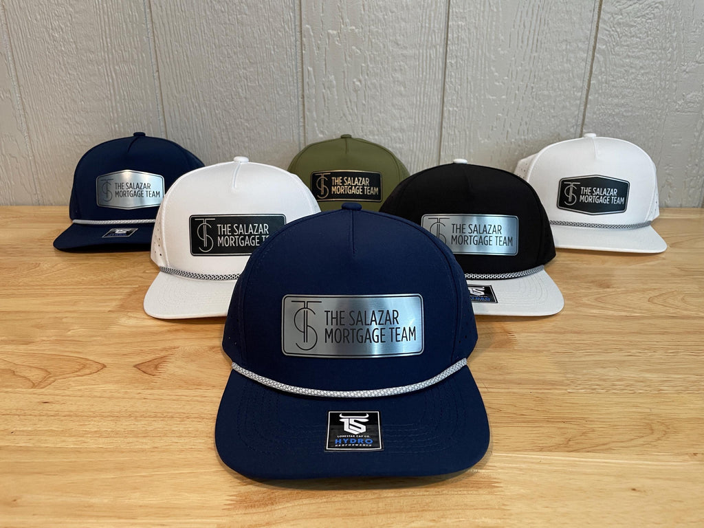 Premium 5-Panel with Rope Hydro Series Hat - Custom with tons of color and patch options - Use your own logo